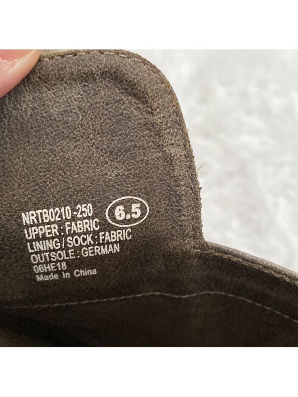 Not Rated weathered brown grommet & stitched riding boot - Picture 9 of 9